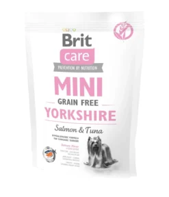 Brit Care Trockenfutter für Hunde Yorkshire Mini Adult, Lachs & Thunfisch