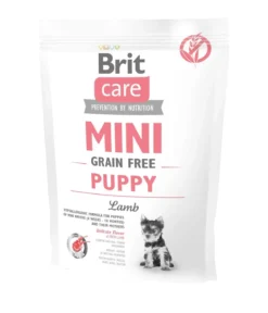 Brit Care Trockenfutter für Hunde Puppy Mini Junior, Lamm