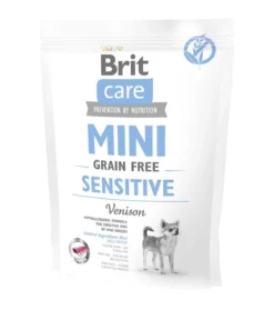 Brit Care Trockenfutter für Hunde Sensitive Mini Adult, Hirsch