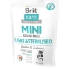 Brit Care Trockenfutter für Hunde Light & Sterilised Mini Adult, Kaninchen & Lachs