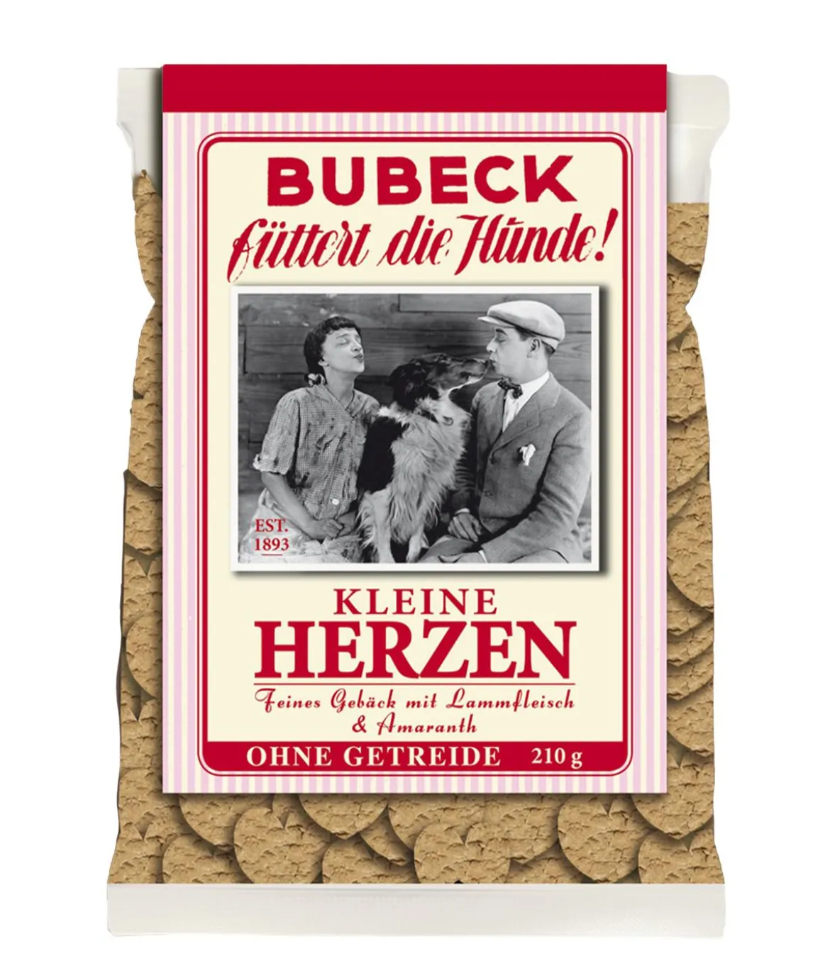 Bubeck Hundesnack Kleine Herzen, 210 g