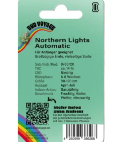 Bud Voyage Hanfsamen Beruhigung Northern Lights, 3 Stk.