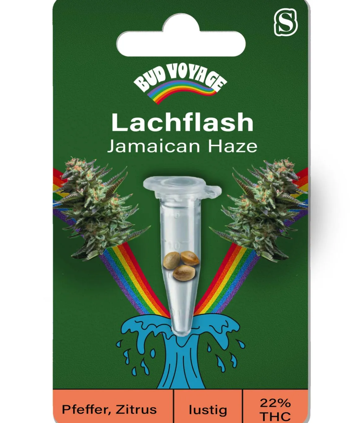 Bud Voyage Hanfsamen Lachflash Jamaican Haze, 3 Stk.