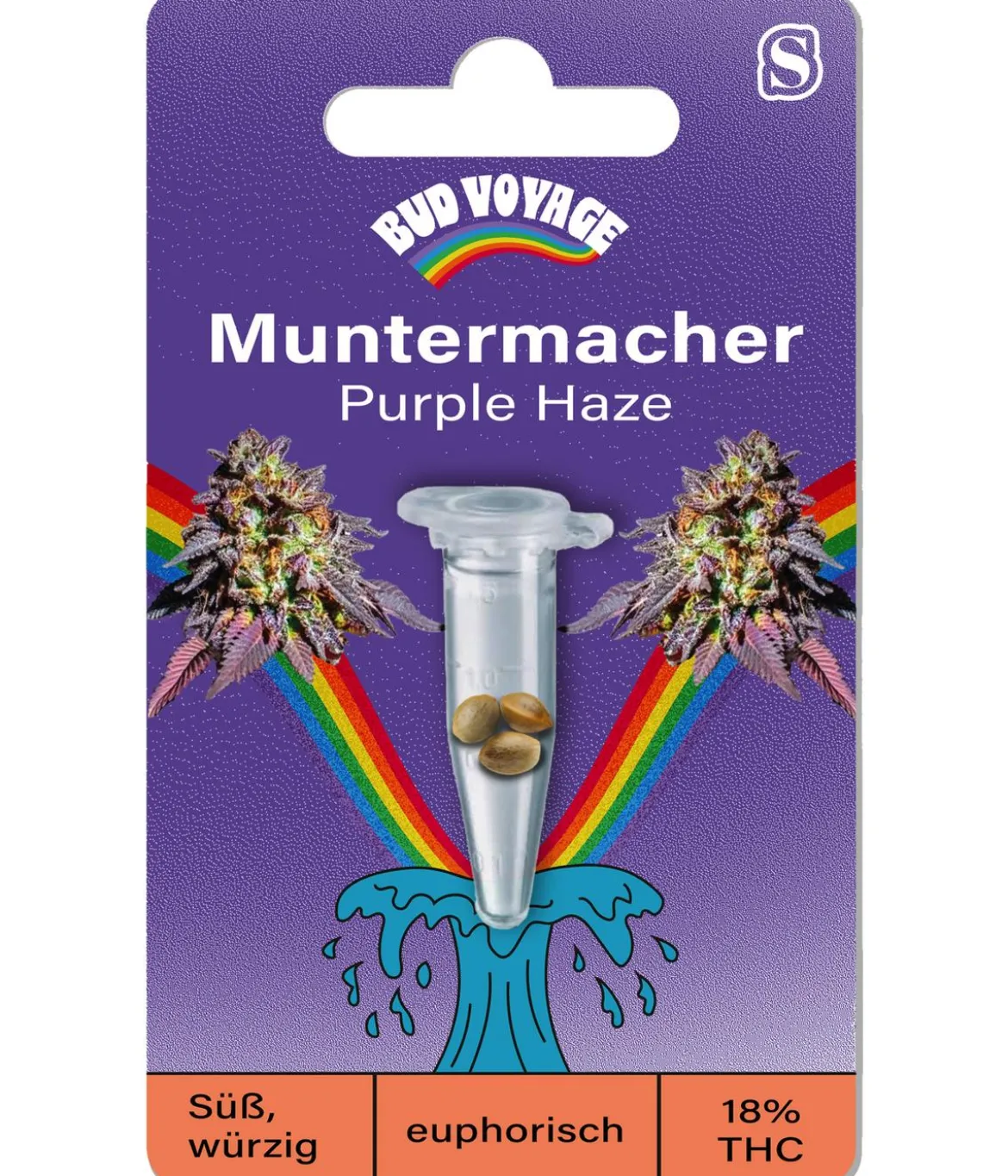 Bud Voyage Hanfsamen Muntermacher Purple Haze, 3 Stk.
