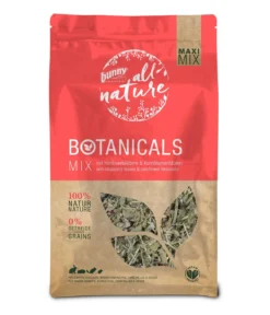 bunny® NATURE all nature Ergänzungsfutter BOTANICALS Maxi Mix Himbeer & Kornblumen, 400 g