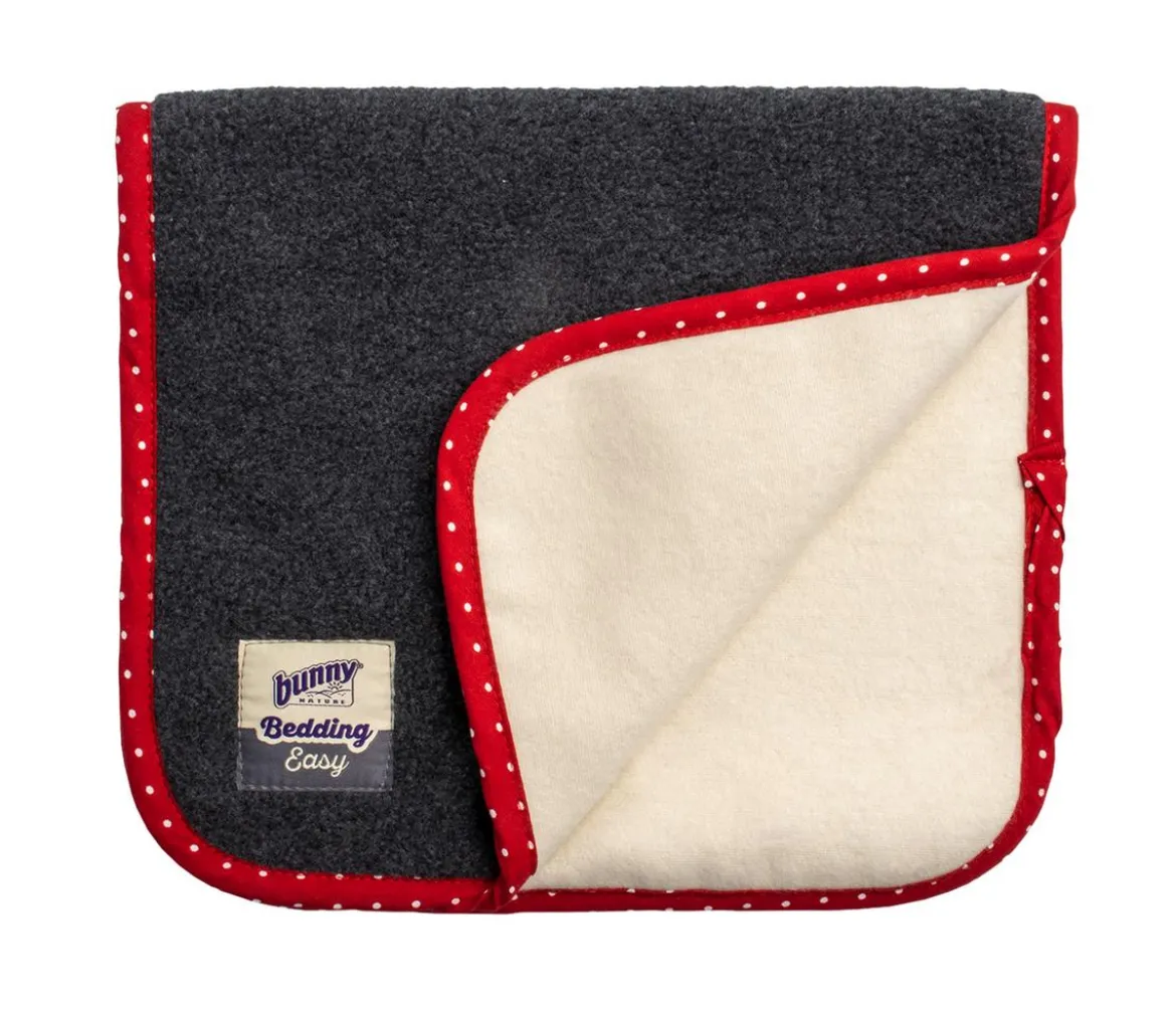 bunny® NATURE Bedding Einstreumatte Easy Mini, anthrazit/rot, ca. B48/H28 cm