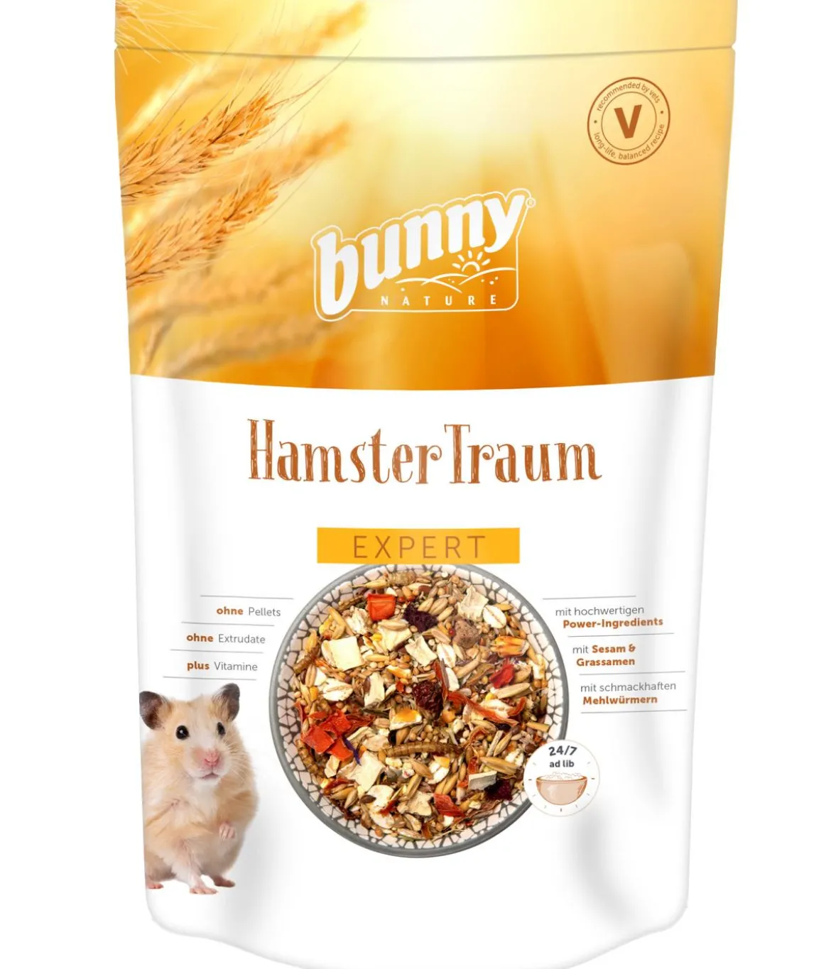 bunny® NATURE Hamsterfutter HamsterTraum EXPERT, 500 g
