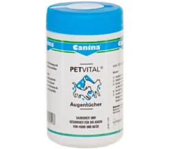 Canina® Petvital Augentücher für Hunde und Katzen, 120 Stk.