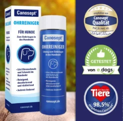 Canosept® Ohrreiniger für Hunde, 125 ml