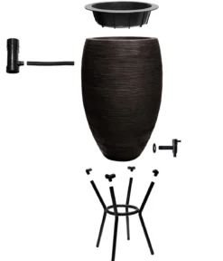 Capi Europe Kunststoff-Regentonne Rib, 130 l