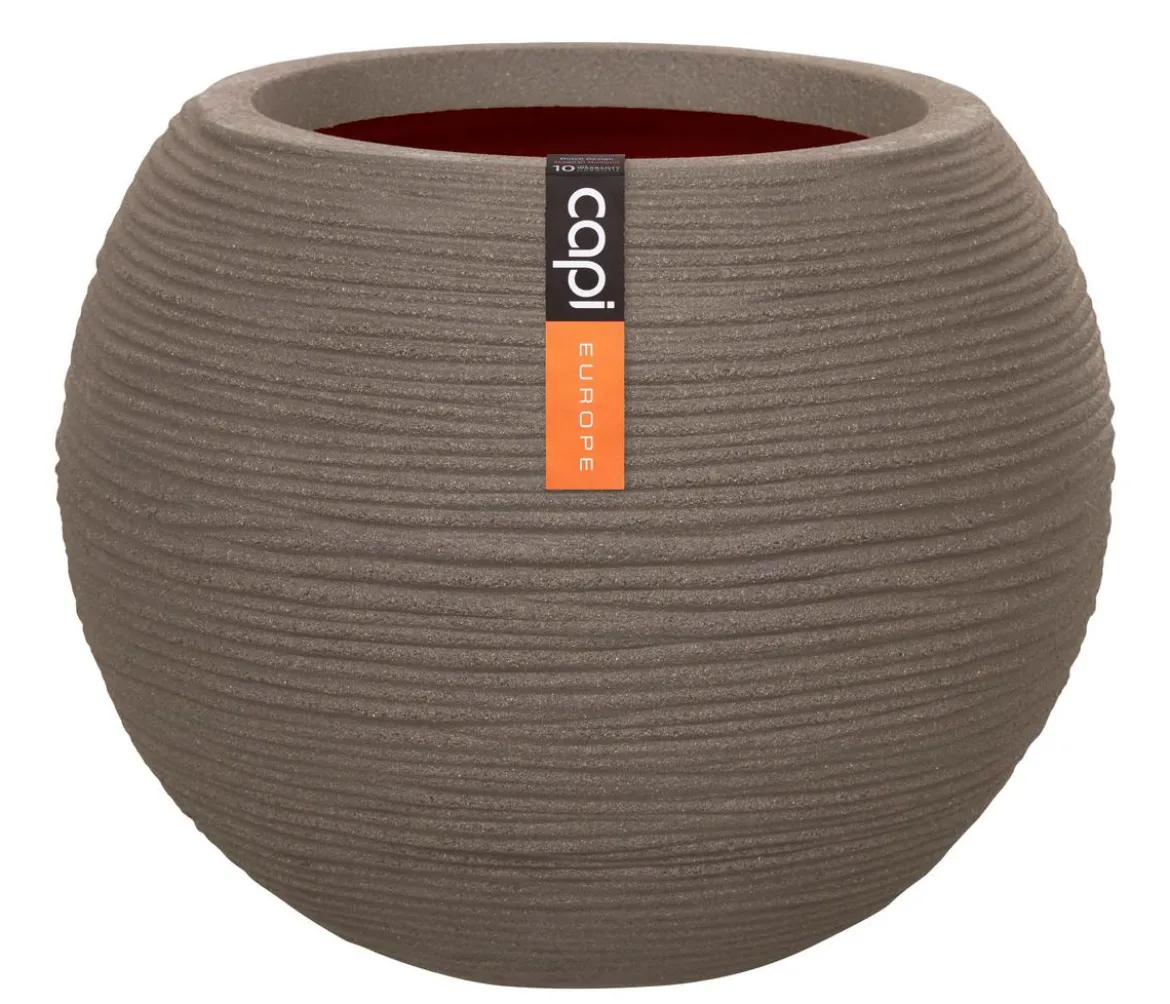 Capi Europe Kunststoff-Topf Nature Rib NL, rund