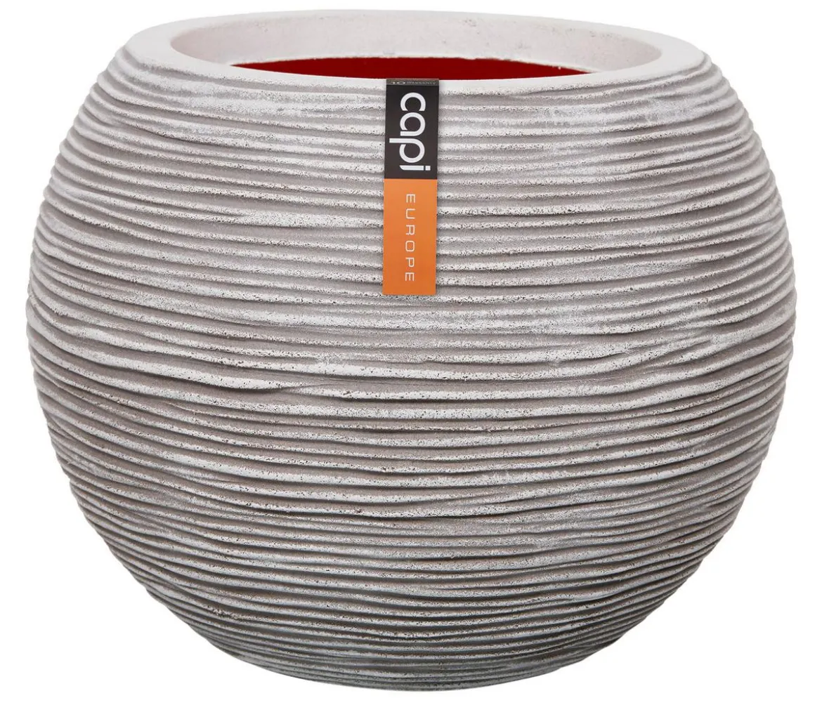 Capi Europe Kunststoff-Topf Nature Rib NL, rund