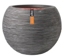 Capi Europe Kunststoff-Topf Nature Rib NL, rund