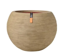 Capi Europe Kunststoff-Topf Nature Rib NL, rund
