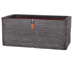 Capi Europe Kunststoff-Topf Nature Rib NL, rechteckig