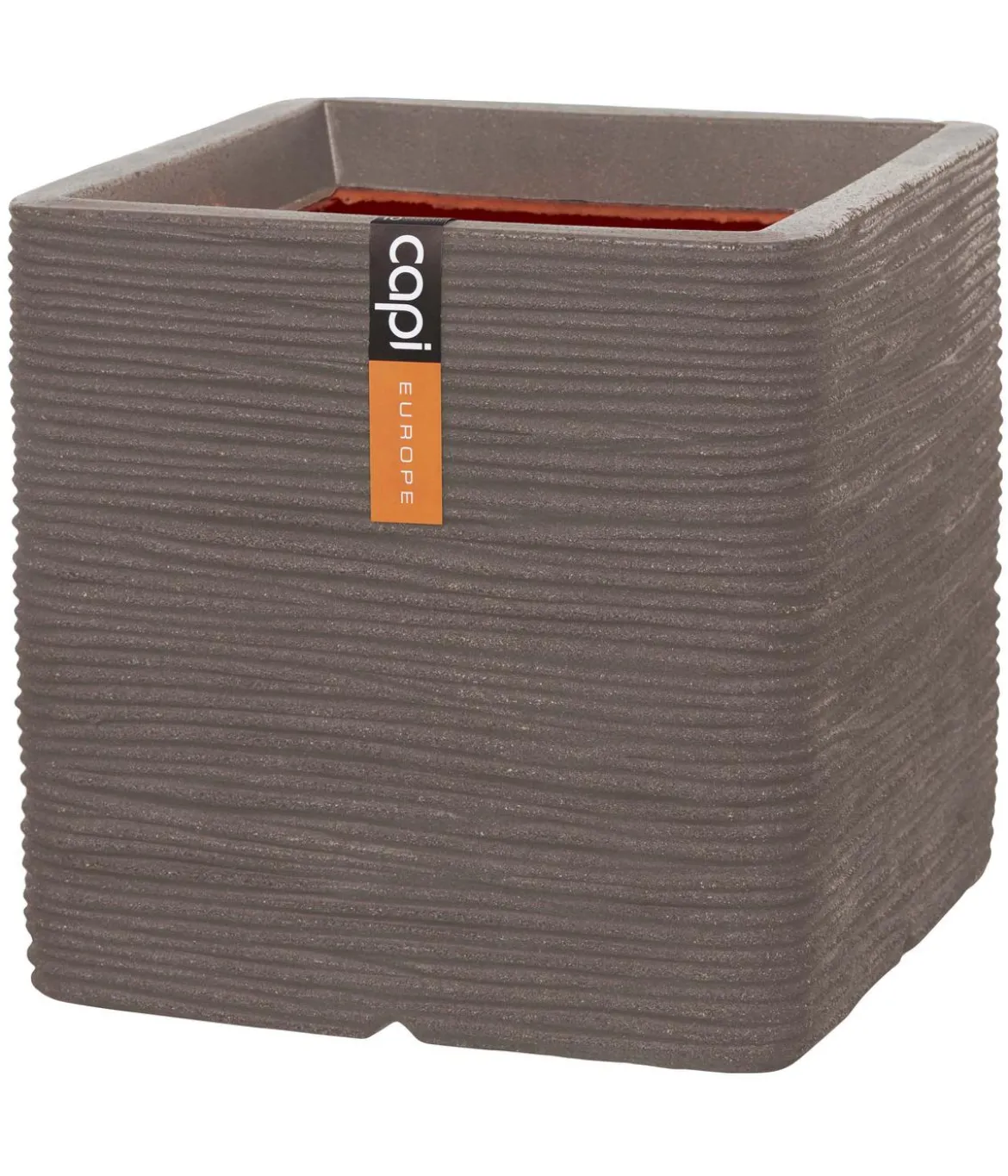 Capi Europe Kunststoff-Topf Rib, quadratisch