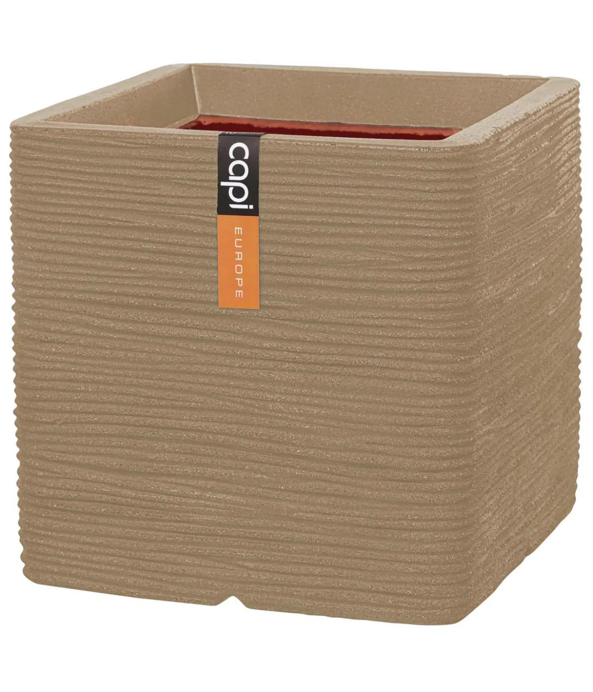 Capi Europe Kunststoff-Topf Rib, quadratisch