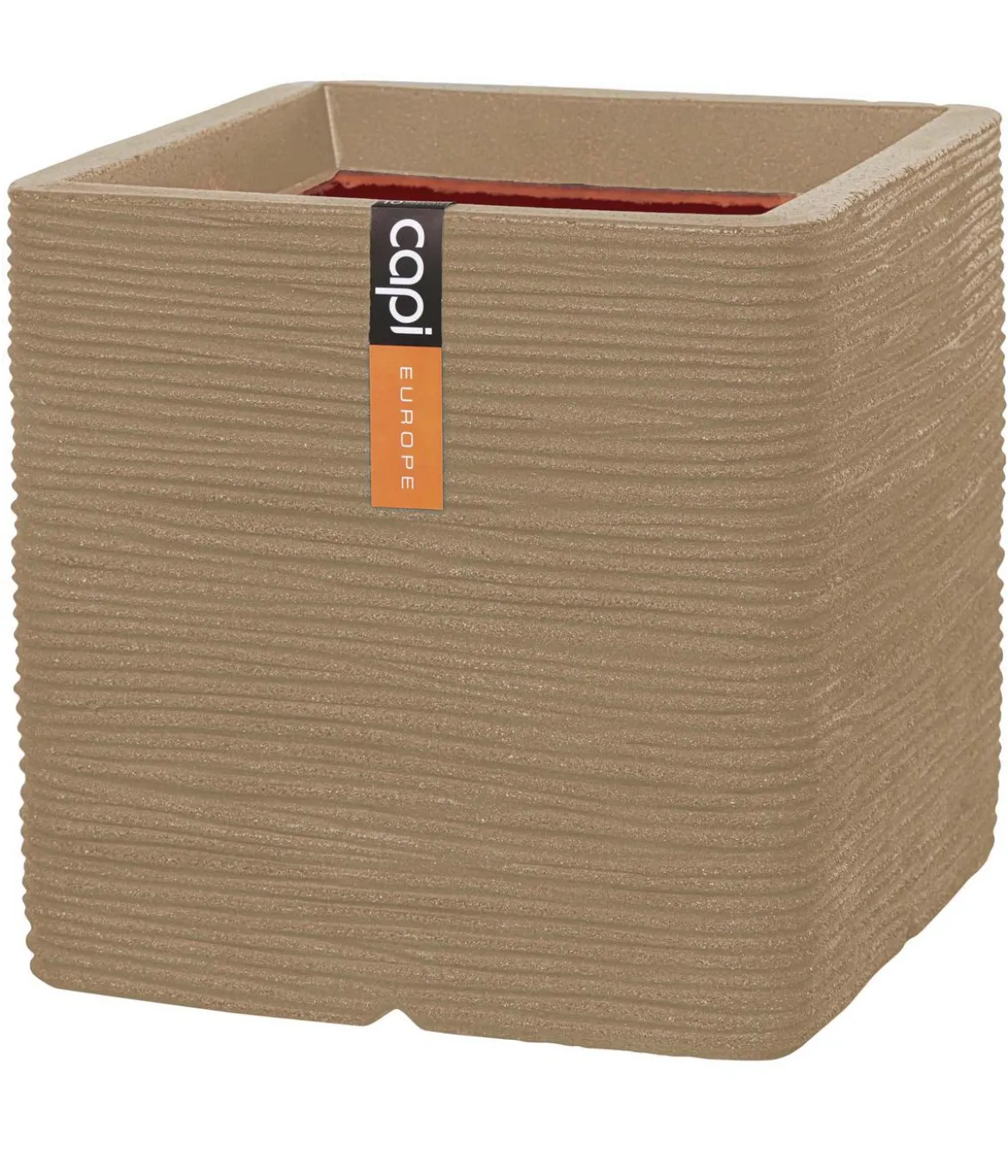 Capi Europe Kunststoff-Topf Rib, quadratisch