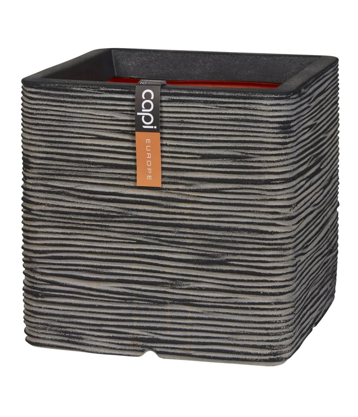 Capi Europe Kunststoff-Topf Rib, quadratisch