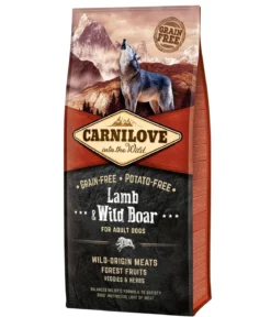 Carnilove Trockenfutter für Hunde Adult, Lamm & Wildschwein
