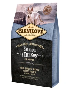 Carnilove Trockenfutter für Hunde Puppy, Lachs & Truthahn
