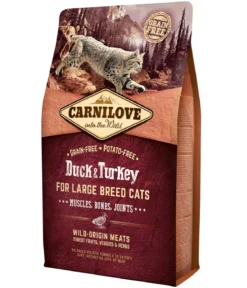 Carnilove Trockenfutter für Katzen Large Breed Adult, Ente & Truthahn