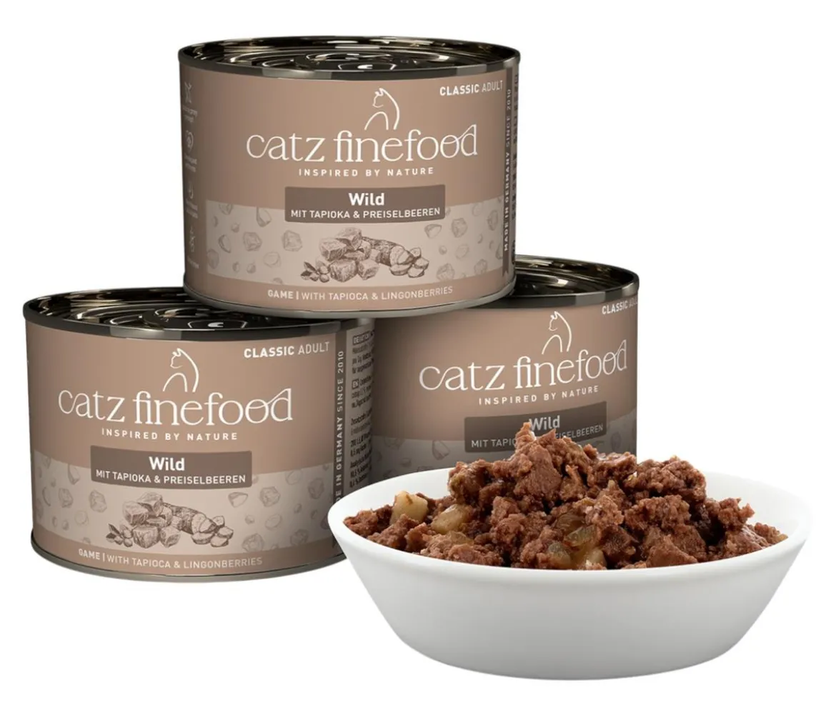 catz finefood Nassfutter für Katzen Classic Adult, 6 x 200 g