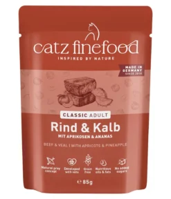 Catz finefood Nassfutter für Katzen Classic Adult, 16 x 85 g