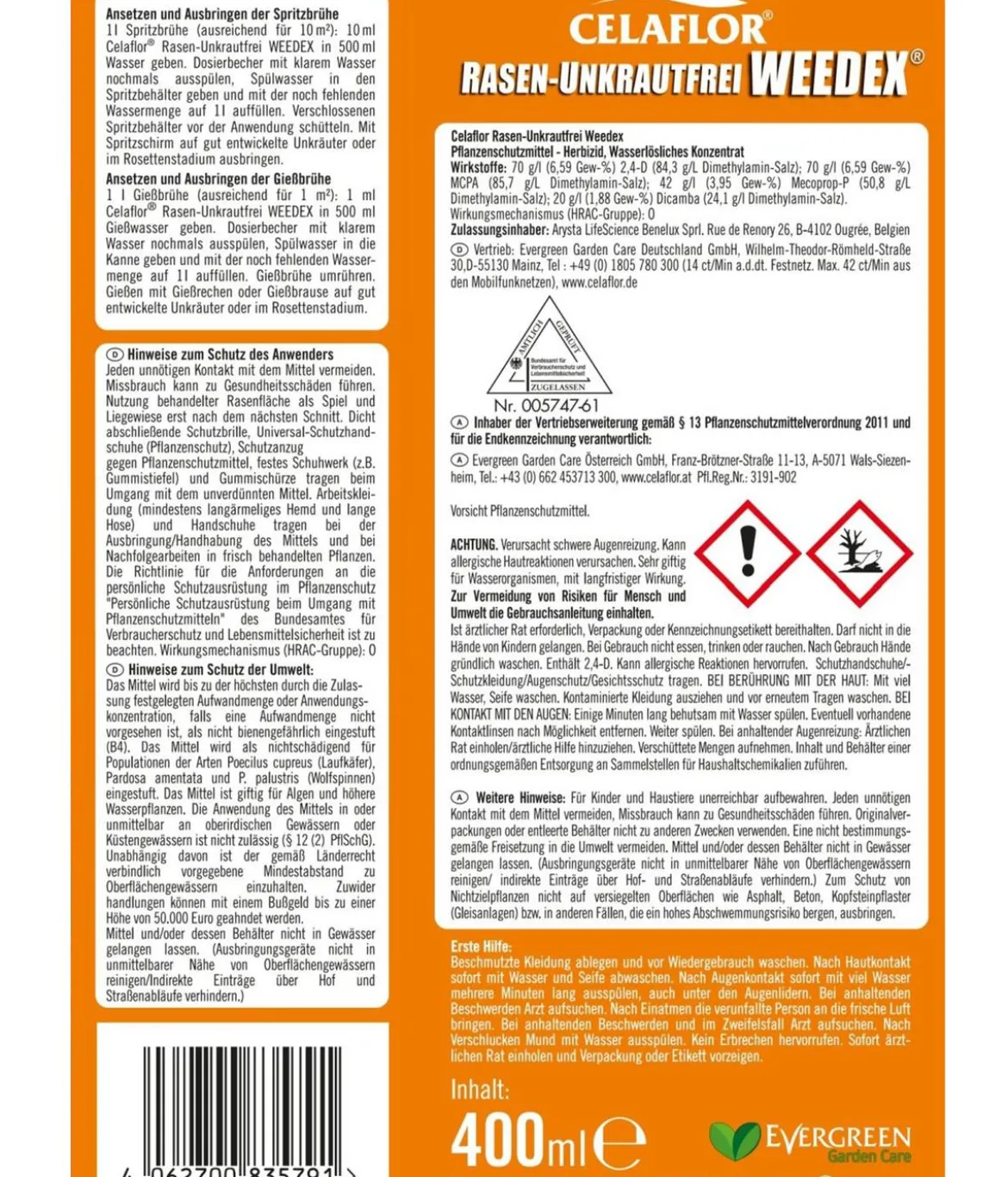 Celaflor® Rasen-Unkrautfrei Weedex®