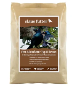 Claus Fett-Alleinfutter Typ III Braun, 500 g