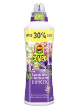 COMPO Balkon- und Kübelpflanzendünger, flüssig, 1,3 l