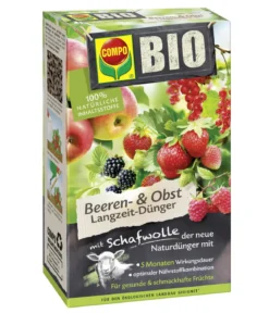 COMPO BIO Beeren- & Obst Langzeit-Dünger mit Schafwolle