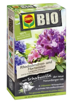 COMPO BIO Rhododendron und Hortensien Langzeit-Dünger, 750 g