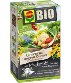 COMPO BIO Universal Langzeit-Dünger mit Schafwolle, 2 kg