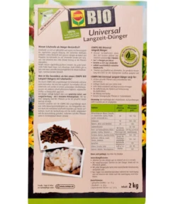 COMPO BIO Universal Langzeit-Dünger mit Schafwolle, 2 kg
