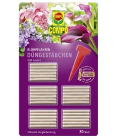 COMPO Düngestäbchen für Blühpflanzen, 30 Stk.