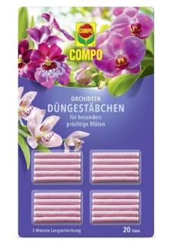 COMPO Düngestäbchen für Orchideen, 20 Stück
