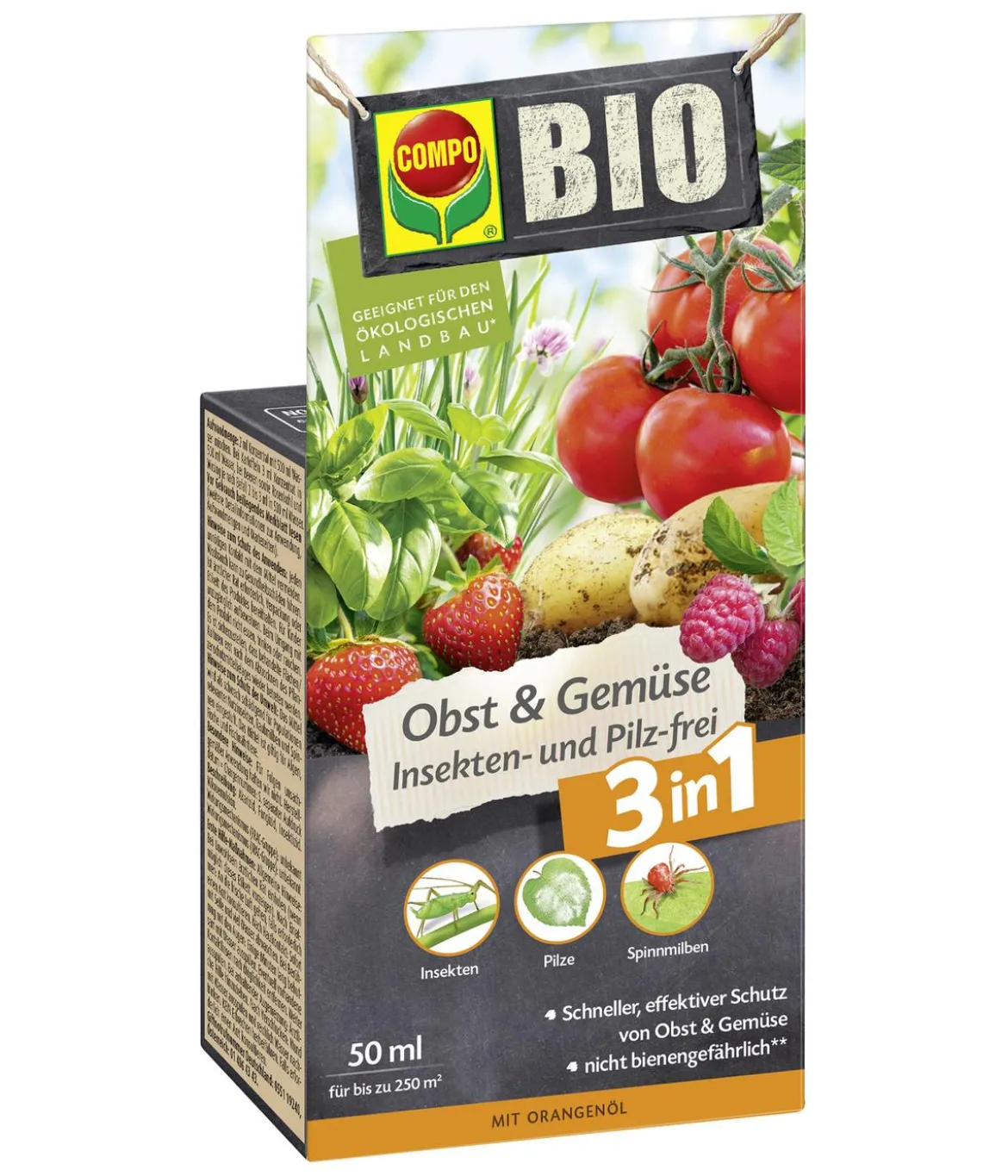 COMPO Obst & Gemüse Insekten- und Pilz-frei, flüssig, 50 ml