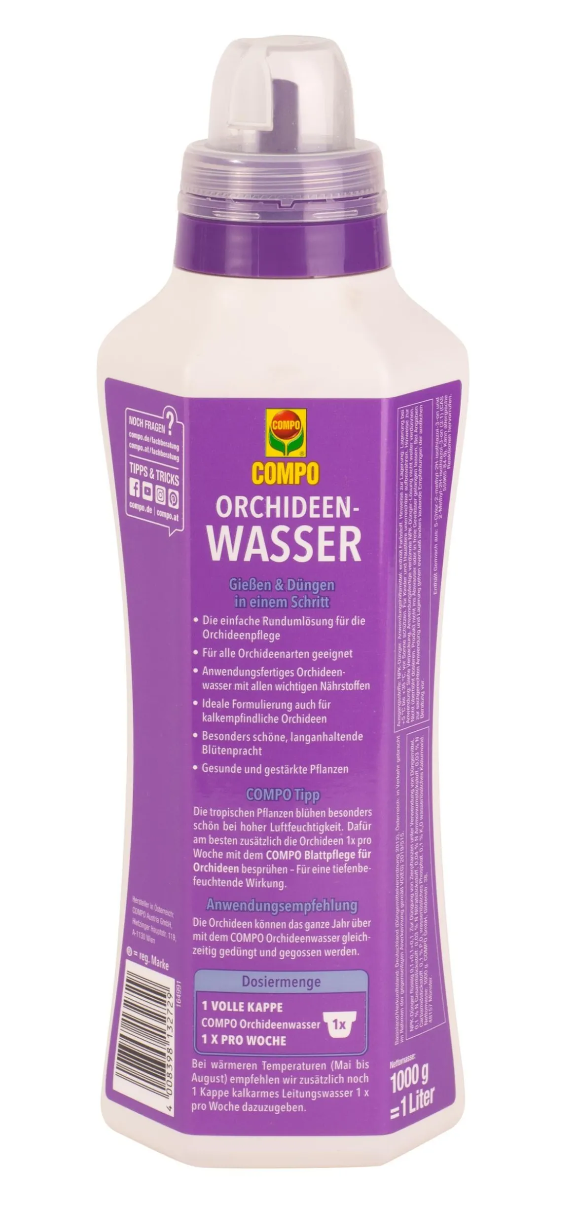 COMPO Orchideenwasser, 1 l