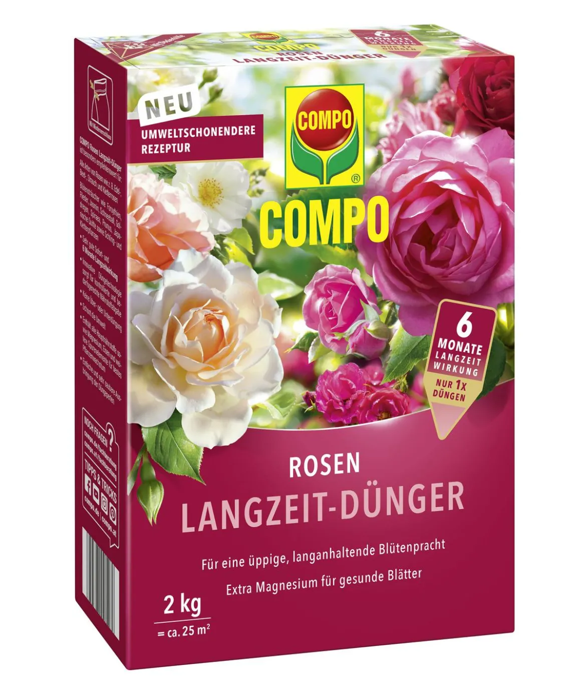 COMPO Rosen Langzeit-Dünger