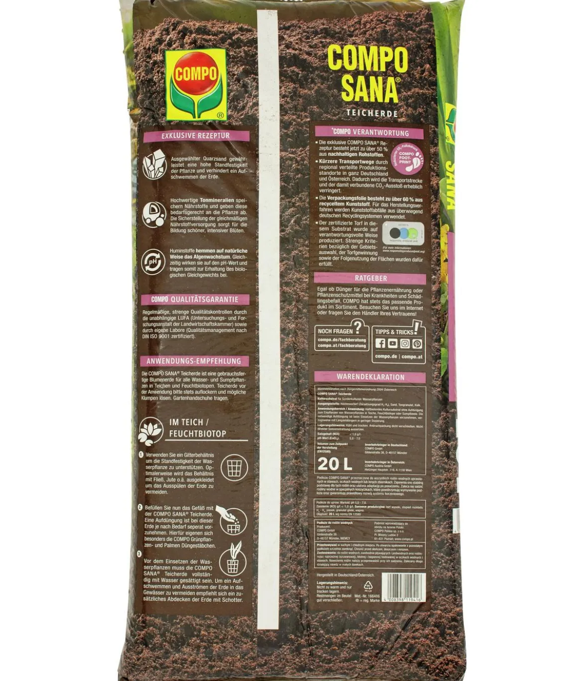 COMPO SANA® Teicherde, 20 l
