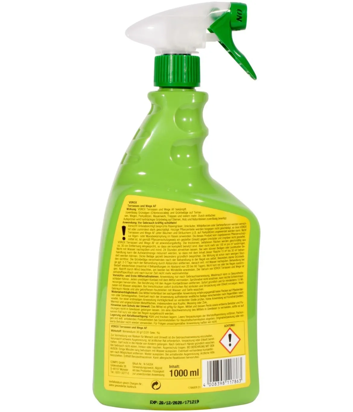 COMPO VOROX® Terrassen und Wege AF, 1 l