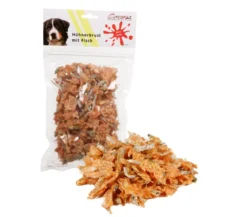 Corwex Hundesnack Hühnerbrust mit Fisch, 250 g