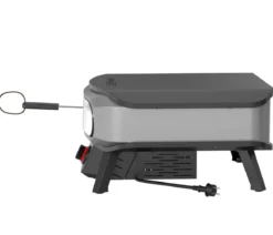 Cozze elektrischer Pizzaofen Premium Rotate 42 cm (17"), mit Thermometer inkl. Pizzastein, ca. B60,5/H33/T62,5 cm