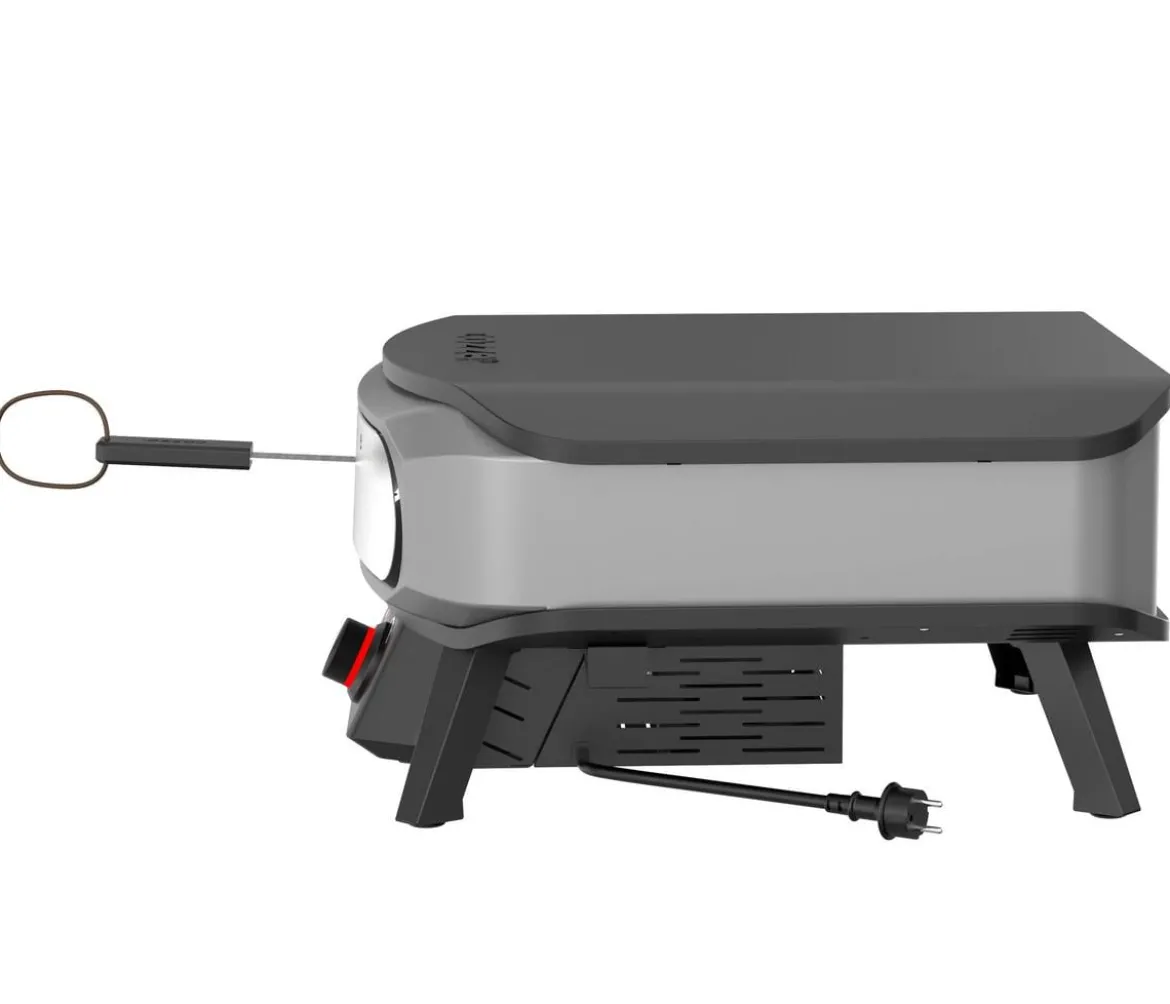 Cozze elektrischer Pizzaofen Premium Rotate 42 cm (17"), mit Thermometer inkl. Pizzastein, ca. B60,5/H33/T62,5 cm