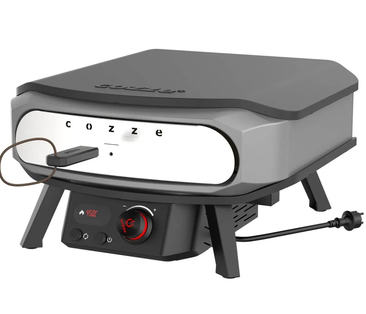 Cozze elektrischer Pizzaofen Premium Rotate 42 cm (17"), mit Thermometer inkl. Pizzastein, ca. B60,5/H33/T62,5 cm