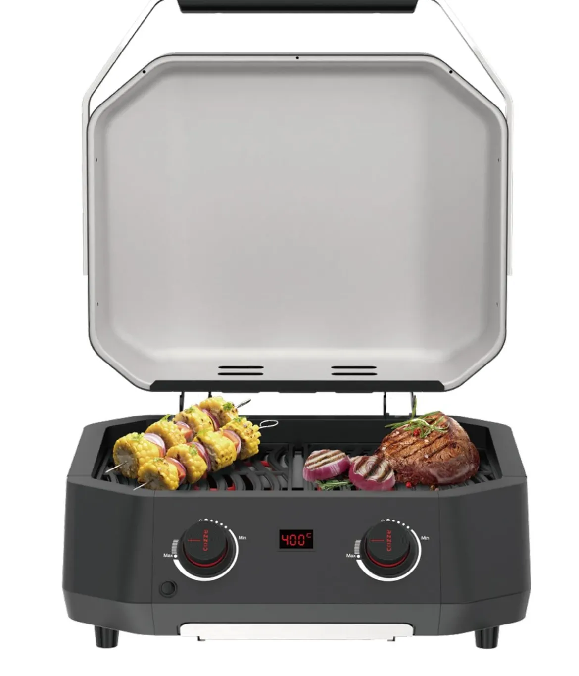 Cozze Elektrogrill E-500 mit 2 Zonen, ca. B59,7/H37,8/T58,9 cm