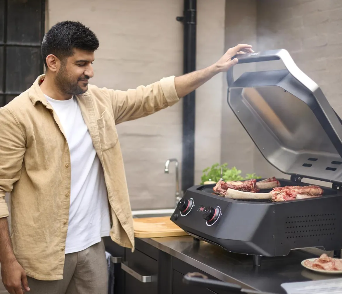 Cozze Elektrogrill E-500 mit 2 Zonen, ca. B59,7/H37,8/T58,9 cm
