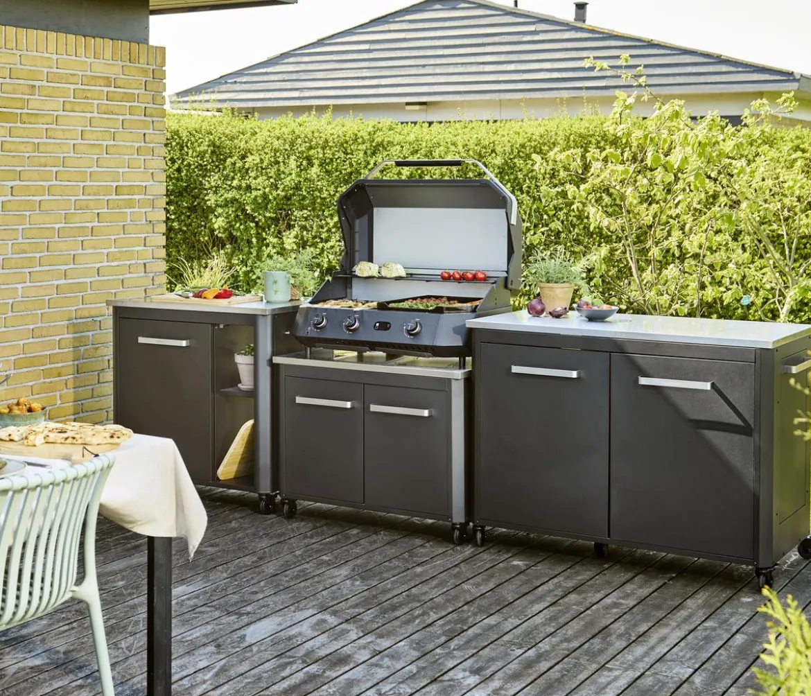 Cozze Gasgrill Plancha G-800 COMBI, ca. B85,5/H48,5/T61 cm