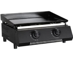 Cozze Gasgrill Plancha G-400 mit 2 Brennern, ca. B49/H22,5/T45,5 cm